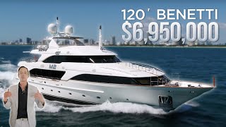 Inside M2 120 Benetti Yacht 2008 with New 2023 Upgrades [upl. by Orian]