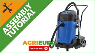 Nilfisk MAXXI II 552 WD Wet and Dry Vacuum Cleaner  Assembly Tutorial Video [upl. by Arimahs]