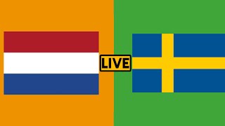 Netherlands U21 vs Sweden U21 Live UEFA European U21 Championship 2024 [upl. by Rehpotsirh]