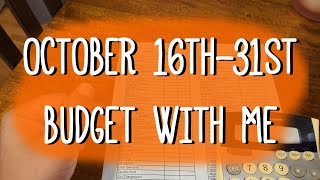 October Budget With Me  Second Pay Period  What Impact Do We Anticipate For Our Last Credit Card [upl. by Adlitam]