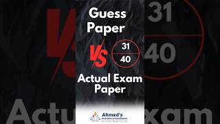 Quick Comparison AIE Guess Paper vs Actual Exam Paper education examchallengecomparison [upl. by Roede]