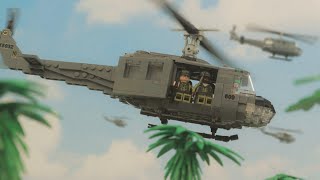 Lego Vietnam  Battle of Ia Drang Stopmotion [upl. by Enilreug]