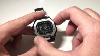 Casio GShock GBX100  Reset Data [upl. by Xenos]