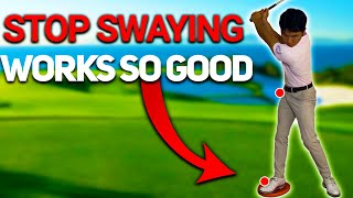 1 Weird Tip to STOP Swaying in your Golf Swing [upl. by Haymes430]