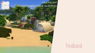 Admiral’s Wreckage Glamping Speed Build THE SIMS 4 [upl. by Yun]