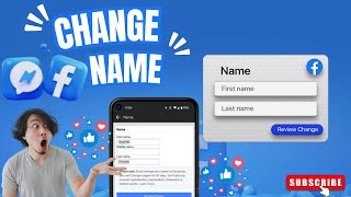 How to change name in facebook  2024 [upl. by Yelyab610]