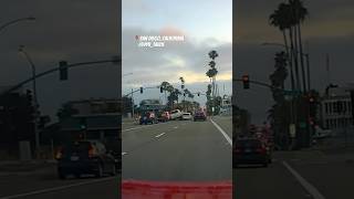 Tahoe slams into cars waiting in traffic on Mission Ave in San Diego California [upl. by Shelley846]