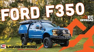 FORD F350 SUPER DUTY  LIQUID SPRING IN AUSTRALIA  EC OFFROAD [upl. by Eenafit]