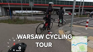 Life in Warsaw Poland cycling tour 4K  SEPTEMBER 28  2024 [upl. by Malchus45]