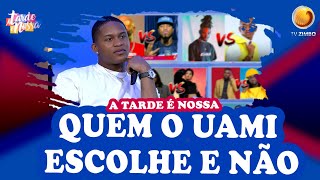 Veja o que Uami Ndongadas falou sobre os Rappers  A Tarde é Nossa  TV ZIMBO [upl. by Oiromed]