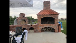 Izgradnja pečenjare i krušne peći Stara cigla I DIO  Building brick barbecue and pizza oven [upl. by Narine490]