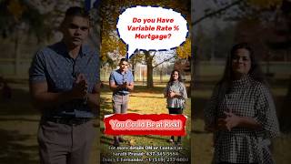 Risks of Variable Rate Mortgage💸 mortgagebroker firsttimehomebuyer canadarealestate canada fyp [upl. by Nertie]