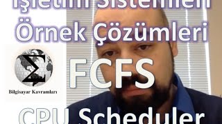 CPU Scheduler Örnek Çözümü 1  FCFS [upl. by Tatianas]