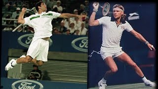 PETE SAMPRAS vs BJORN BORG  Top Spin 4  Australian Open  ONLINE match [upl. by Aviva]