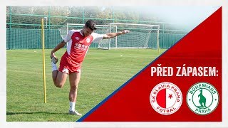 PĹED ZĂPASEM  Slavia  Bohemians Praha 1905 [upl. by Ivzt177]