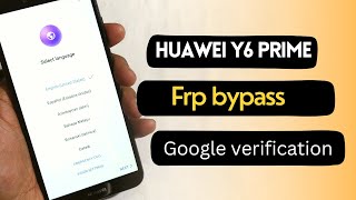 Huawei Y6 Prime 2018 frp bypass  Huawei ATUL42 FRP [upl. by Leduar]