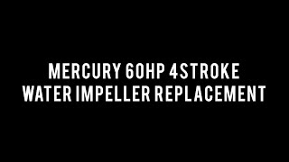 Mercury 60HP Water Impeller Replacement [upl. by Adler]