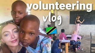 My First Week VOLUNTEERING in AFRICA Tanzania Vlog [upl. by Zennas]