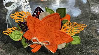 Tutorial Herbstliche Dekoration mit dem Produktpaket Herbstreigen von Stampin Up [upl. by Cadmar]