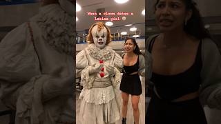 When Pennywise dates a Latina 😨🎈 comedy cosplay pennywise [upl. by Radie568]