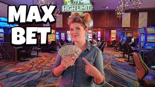 2 Hours of MAX Betting Slot Machines in Las Vegas [upl. by Bekki]