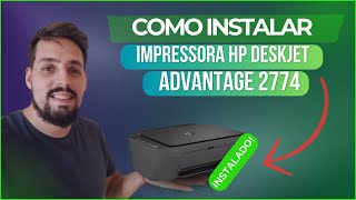 COMO INSTALAR IMPRESSORA HP 2774 [upl. by Lauber]