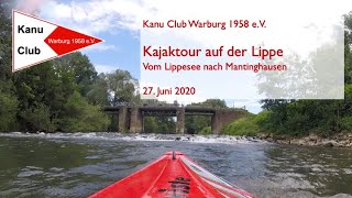 KCW  Kajaktour auf der Lippe [upl. by Adaynek]