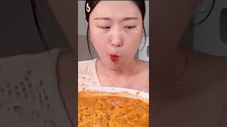 Rose sauce rabokki fried squid AmiAmiuo5do mukbang trending shorts viralvideo food eating [upl. by Cecilio]