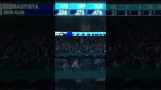 Jose Bautista Bat Flip batflip josebautista bluejays shorts [upl. by Alyl332]