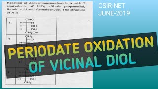 PERIODATE OXIDATIONREACTION MECHANISMCONCEPT IN CHEMISTRY [upl. by Anehsat]