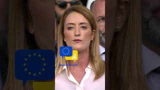 Hatikvah  Israel National Anthem and ‘Ode to Joy’ in front of the European Parliament Israel war [upl. by Naharba]