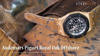 Change watch bands for Audemars Piguet Royal Oak Offshore [upl. by Enelrahs683]