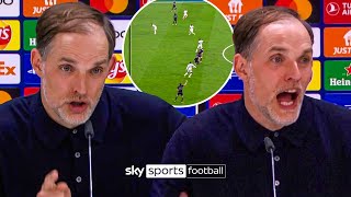 Its against EVERY rule  Tuchel fuming at late offside call in Bayerns UCL defeat to Real Madrid [upl. by Anilad]