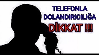 Telefon Dolandırıcılığı Ses Kaydı [upl. by Enautna]