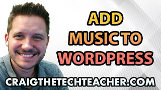 How To Add Music Or Audio Files To Wordpress Posts [upl. by Bubb72]