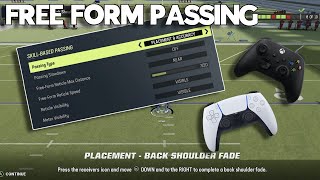 How to Pass in Madden 23 Free Form Passing  Precision Passing [upl. by Iemaj]