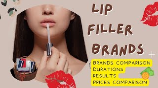 FULL GUIDE to Lip Filler Brands Durations  Prices  Efficacyamp Safety Expected RESULTS [upl. by Ahsielat935]