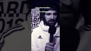 Serge from Kasabian on Liam Gallaghers Tracksuit umbro fashion mancity mcfc shorts oasis [upl. by Freiman987]