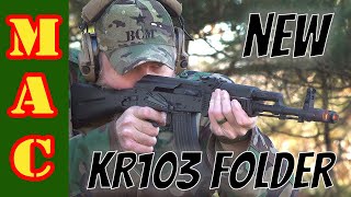 New Kalashnikov KR103 Side Folder  Its finally here [upl. by Refotsirk]