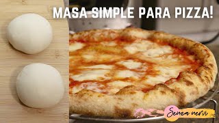 Masa simple para pizza estilo napolitana [upl. by Aileahcim707]