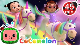 Rainbow Unicorn Song  MORE CoComelon Nursery Rhymes amp Kids Songs [upl. by Desdee403]