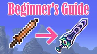 How to progress in Terraria 14 Beginners Guide [upl. by Tris]