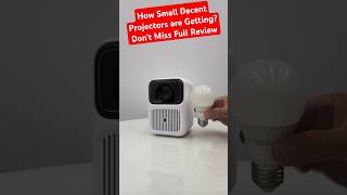 How Small Decent Projectors are Getting  shorts shortreview tips projector hometheater [upl. by Llerreg]