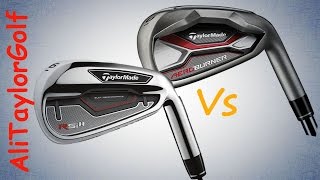 TAYLORMADE RSi1 v AEROBURNER IRONS [upl. by Doss740]