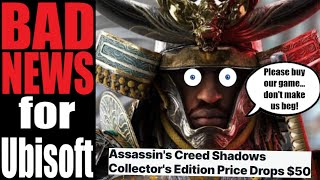 DESPERATION Assassins Creed Shadows lowers prices to entice buyers as preorder numbers are AWFUL [upl. by Leidba]