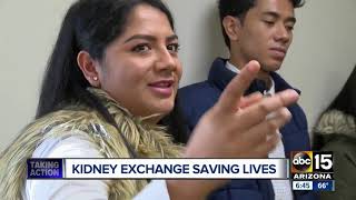 Families meet after kidney donations saves two lives [upl. by Towers]