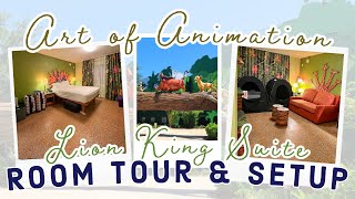 Disneys Art Of Animation Lion King Suite Tour and Setup [upl. by Feriga]