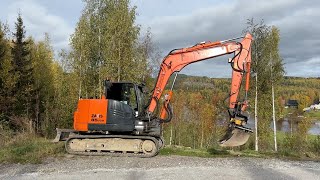 Köp Grävmaskin Hitachi Zaxis 85usb 5A på Klaravik [upl. by Eob867]