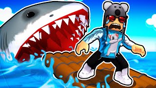 Koala VS Roblox Shark Bite Simulator [upl. by Yerffoeg]