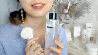 ASMR Removing Makeup amp Skin Care Routine💦Go to bed with me [upl. by Katleen]